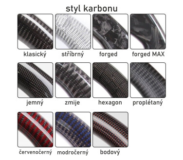 Karbonový volant Škoda Octavia 4/ Kodiaq  - FULL CUSTOM