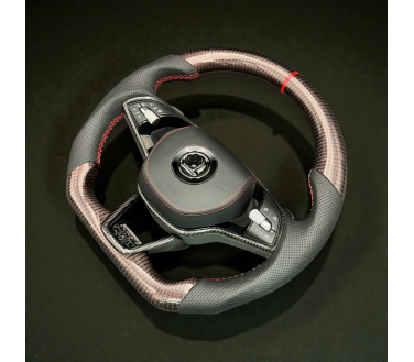 Karbonový volant Škoda Octavia 4/ Kodiaq  - FULL CUSTOM